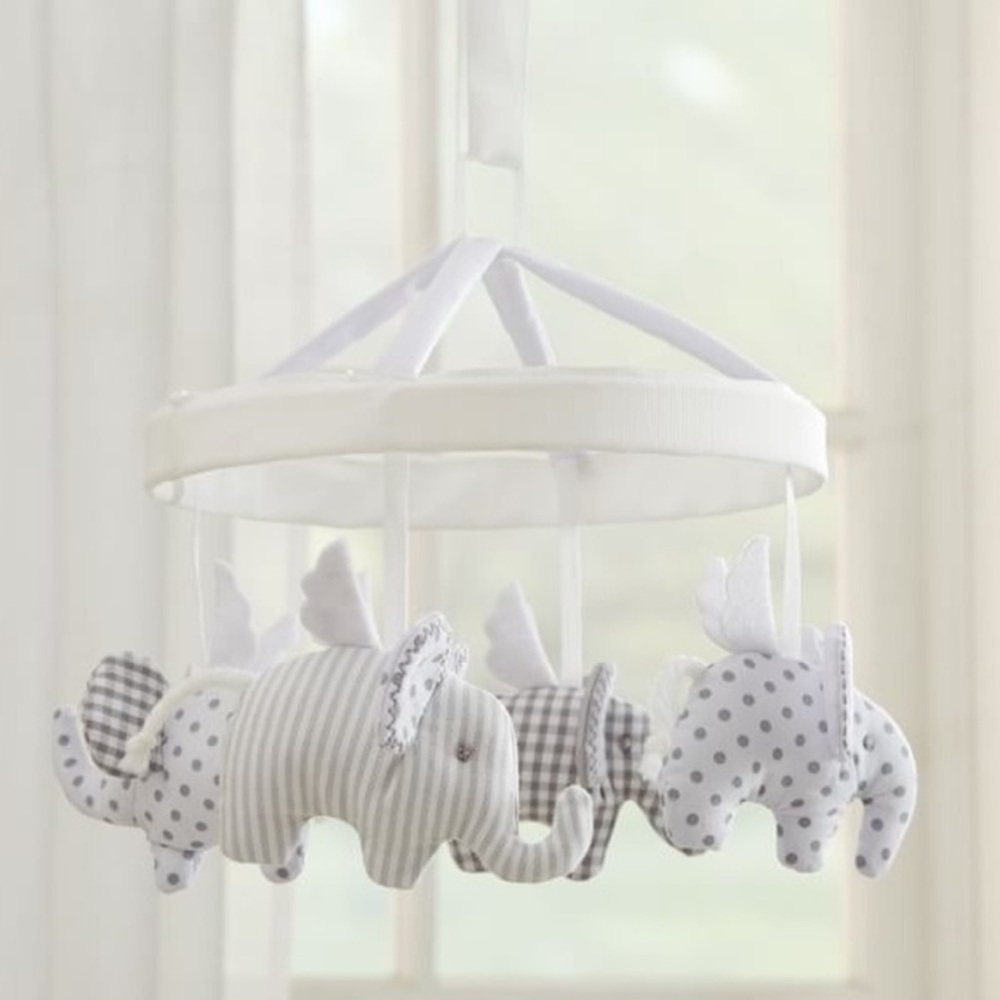 Pottery Barn Elephant Mobile